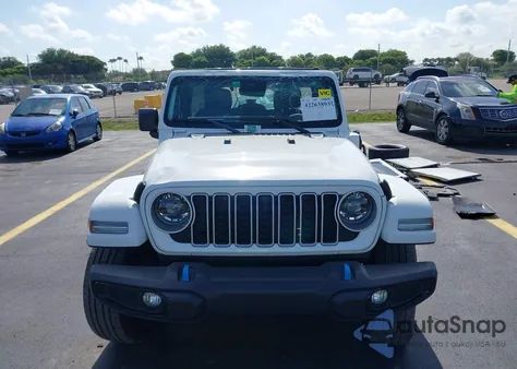 2024 Jeep Wrangler 4Xe Sahara 4Xe из США, поврежденный, VIN 1C4RJXP66RW188508